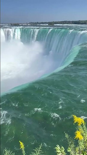 Niagara Falls is a massive collection of three waterfalls—the Horseshoe Falls, Americ #niagarafalls