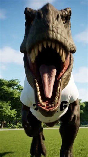 Horror Dinosaur Attacks the City | Scary T-Rex Short Film 🦖😱 #trex #suethetrex #babytrex