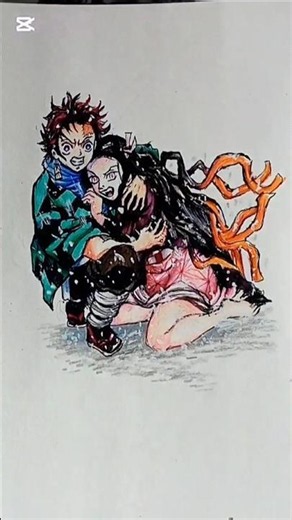 Demonslayer character's speed drawing characters demonslayer #anime#mang#