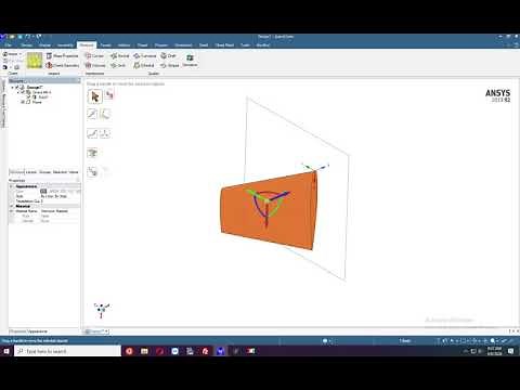 Projected area in ANSYS Space Claim Design Modeller (SCDM)