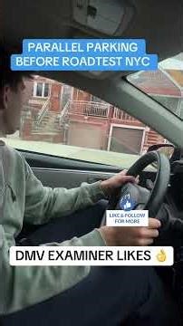 PARALLEL PARK DMV NODDING WHEN STUDENT DO AT ROADTEST IN BROOKLYN NY BEST PRACTICES #nycroadtest