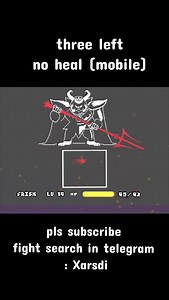 Three Left No Heal Mobile — Sans AU Fight (Undertale Edit)