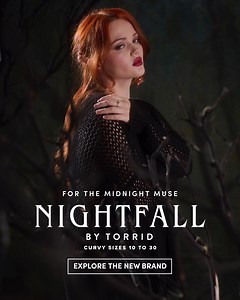 120 reactions · 11 shares | Nightfall by Torrid: a new brand for the midnight muse. Mysterious, evocative and inspired by the romance of the night. Explore sizes 10-30 online now. | Torrid | Facebook
