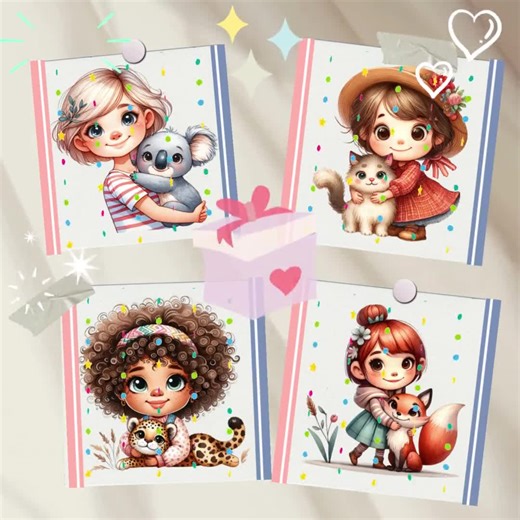 Animal Hugs Clipart Bundle - 20 PNG Adorable Pet Graphics, Cute Animal Love Printables, Instant Digital Download, Unlimited Commercial Use - Etsy Portugal