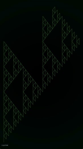 Lsystem #4 | Crystalline Fracture #Shorts