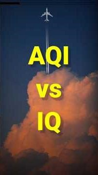 AQI Is Not Temperature! | AQI vs IQ Explained Simply | Pollution Awareness Video #shorts #pollution