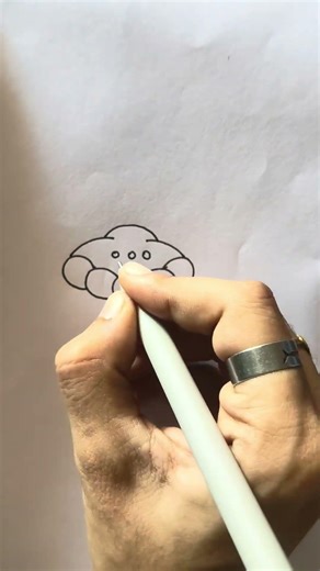 Easy Flower Drawing That Turns Amazing 😳✨ #Shorts