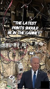 188K views · 2.6K reactions | Are there ever prints??  #plc #plcprogramming #automation #industry #manufacturing #relays #automation #industrialcontrolsystems #ladderlogic #controls | plc.meme.guy | Facebook