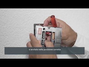 Cronotermostato Smart RDS 110 Siemens - Installazione