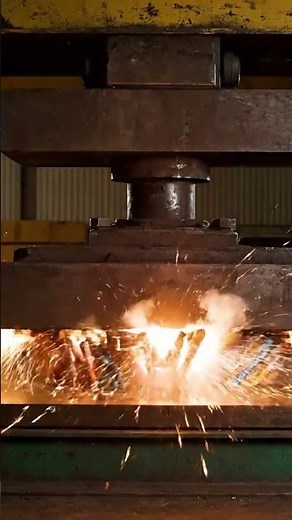 FIREWORKS EXPLOSION! Hydraulic Press Crushing a Ring of Rockets (Smoke & Sparks ASMR)