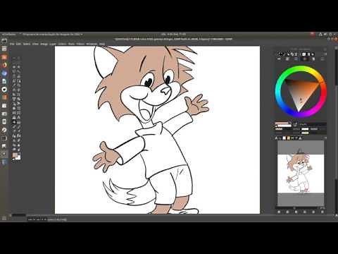 GIMP- Smooth Stroke, Fuzzy Select and colors