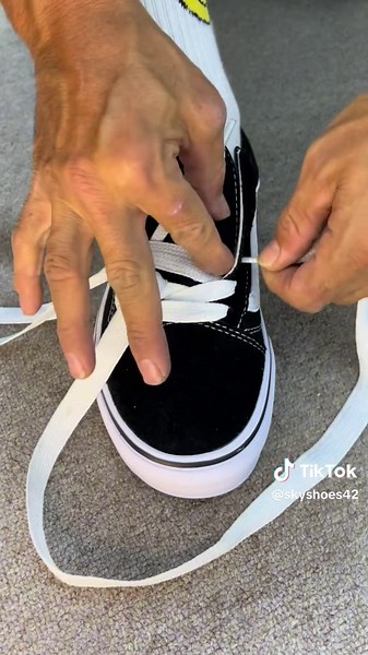 Tutorial para atar cordones de VANS
