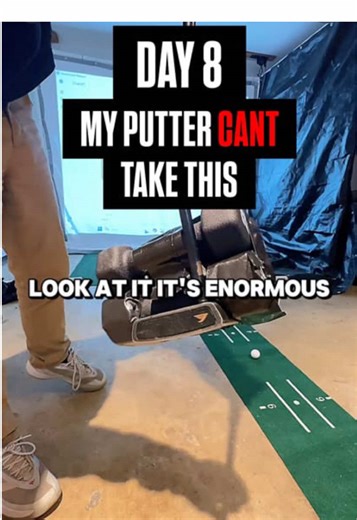 Adding weight to my putter - Day 8 #allgolf #golf #putting | golf