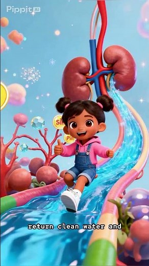 Adventure Inside the Kidney! How the Kidneys Clean Our Blood in 3D (For Kids)