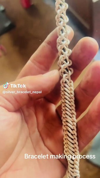 Handmade Silver Bracelet Making Process