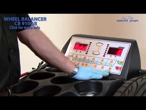 Wheel Balancer | How to calibrate the machine | CB 910GB model from Equipment4Garages