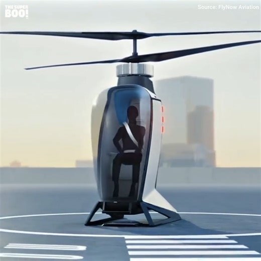 696K views · 10K reactions | This air taxi will replace regular taxi rides in the future! #aircraft #eVTOL #engineering #aviation #automotive | Thesuperboo | Facebook