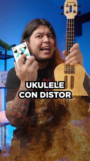 Ukulele con Distorsión! ¿Suena bien? Tú decídelo… #ukulele #metal #distortion | Eddie Warboy