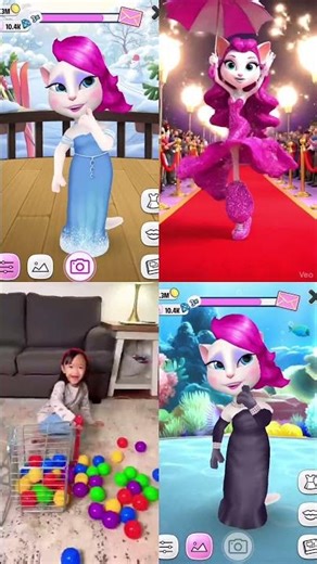 My Talking Angela – Funny Moments #mytalkingangela #shorts #funny