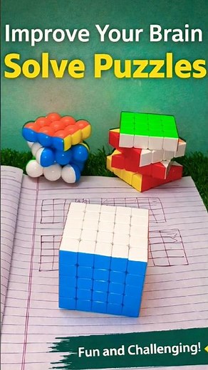 Improve Your Brain – Solve Fun Puzzle Cubes 🧠👍