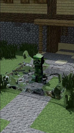 Minecraft super realistic physics #3d #animation #3danimation #physics #minecraft #viral