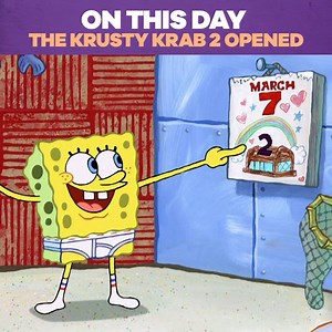 6.9M views · 19K shares | On this day the Krusty Krab 2 opened | Nickelodeon's On This Day | Facebook