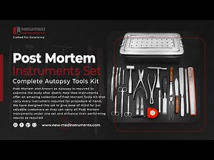 Post Mortem Instruments Set | Complete Autopsy Tools Kit by New Med Instruments 🔬