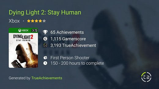 Dying Light 2: Stay Human Achievements