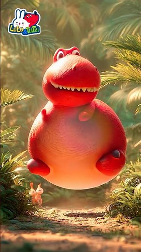 🦕 T-Rex Walk | Dinosaur Song for Kids | #luluandtuitui #kidssongs #dinosongs #shorts