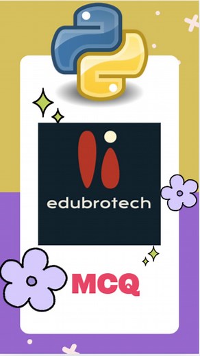 Python MCQ: Which Data Structure is Immutable? 🔒 | Episode 85 | #Shorts | Edubrotech #PythonMCQ #Tuple #ImmutableData #PythonShorts #LearnPython #PythonTips #Edubrotech #CodeWithRakesh #ProgrammingShorts #DevShorts | Edubrotech