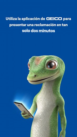 Utiliza la aplicación de GEICO para presentar una reclamación en tan solo 2 minutos. | GEICO