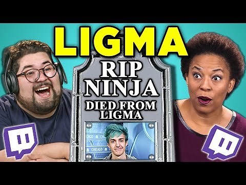 ADULTS REACT TO LIGMA (Ninja Death Hoax)