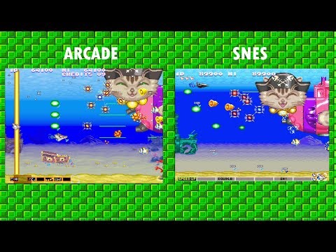 Arcade Vs SNES - Gokujou Parodius