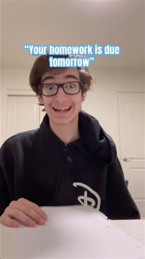 Due tomorrow or DO tomorrow #relatable #school #fypシ #makemefamous