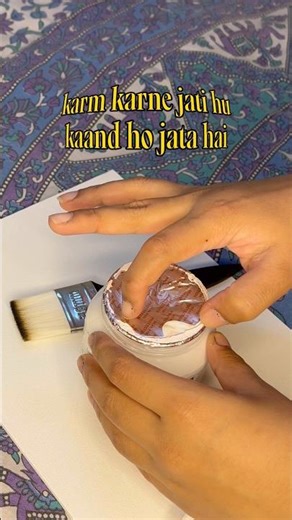 Iske baad bedsheet pe paint bhi gira diya tha 🤩🔥