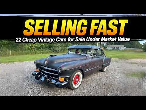 What’s Going On?! 22 Cheap Vintage Cars for Sale Under Market Value