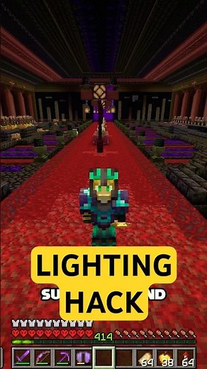 The SECRET Lighting Technique Minecraft Pros Use!