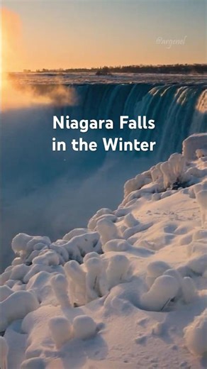 Niagara Falls, Canada transformed into a winter wonderland ❄️
