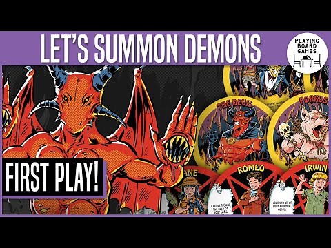 Our first play of LET'S SUMMON DEMONS | Gameplay Preview