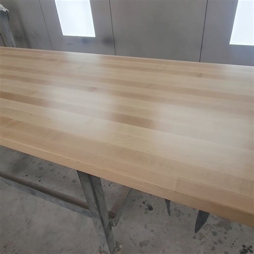 3K views · 11 reactions | Did you know we did countertops and islands as well? This maple butcher block top is ready for a perfect install! We have maple,white oak and walnut in stock! | Iowa Barn Door and Mantel | Facebook
