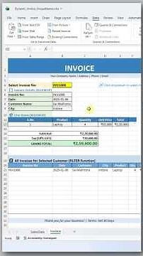 Create Invoice & Tracker in Excel Using AI Copilot 🤯 | No Manual Work!