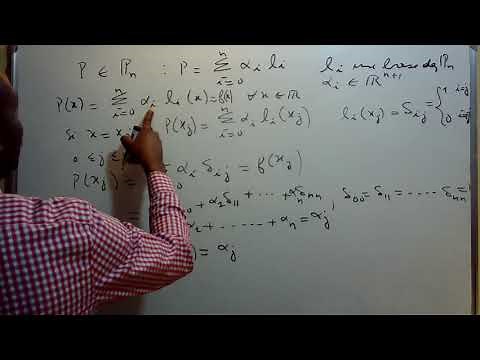 interpolation de Lagrange - Démonstration du polynome de base de Lagrange - Cours 10