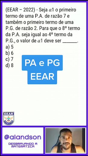 pa e PG #eear #matematica #esa #eam