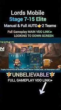 Lords Mobile 7-15 Elite ⚔ F2P Auto Win 3★ Clear Guide