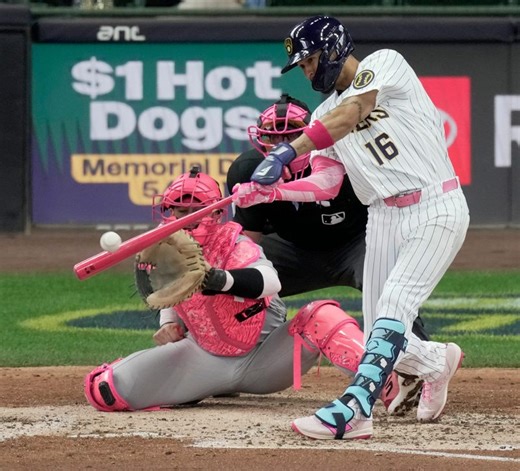 Brewers' Blake Perkins helps deliver win on his first Mother's Day without his