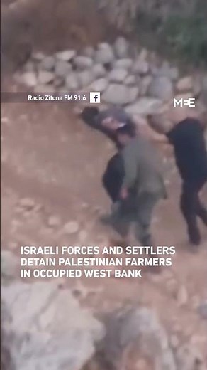 Israeli forces detain Palestinian farmers in West Bank