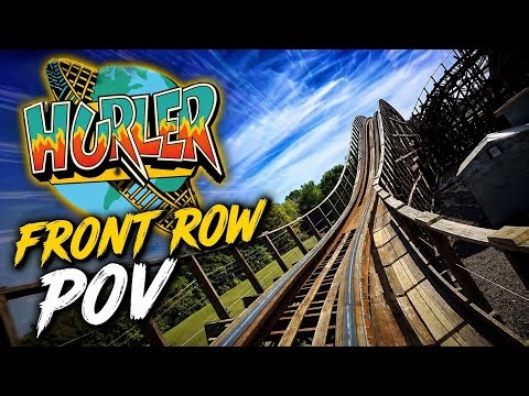 Hurler Front Row POV | 1994 Wooden Coaster at Carowinds