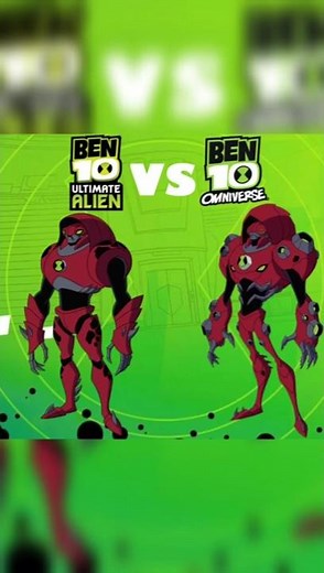 Ben 10 Ultimate Alien vs Omniverse All Aliens Comparison #SHORTS (OV - III)