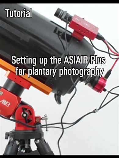 Tutorial | Setting up the ASIAIR Plus for Planetary Photography 🌕 New to ASIAIR Plus and want to capture planets? This quick tutorial walks you through the setup step-by-step — easy connection and ready to shoot the planets in no time! #ZWO #ASIAIR #PlanetaryPhotography #Astrophotography #Tutorial #asiairplus | ZWO Astrophotography