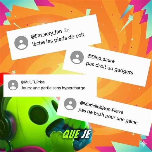 Mettez tout vos défis (simple) en coms !!! #brawlstars #defi